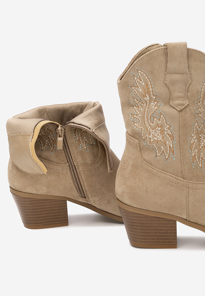 Stivaletti texani donna Kerry cachi