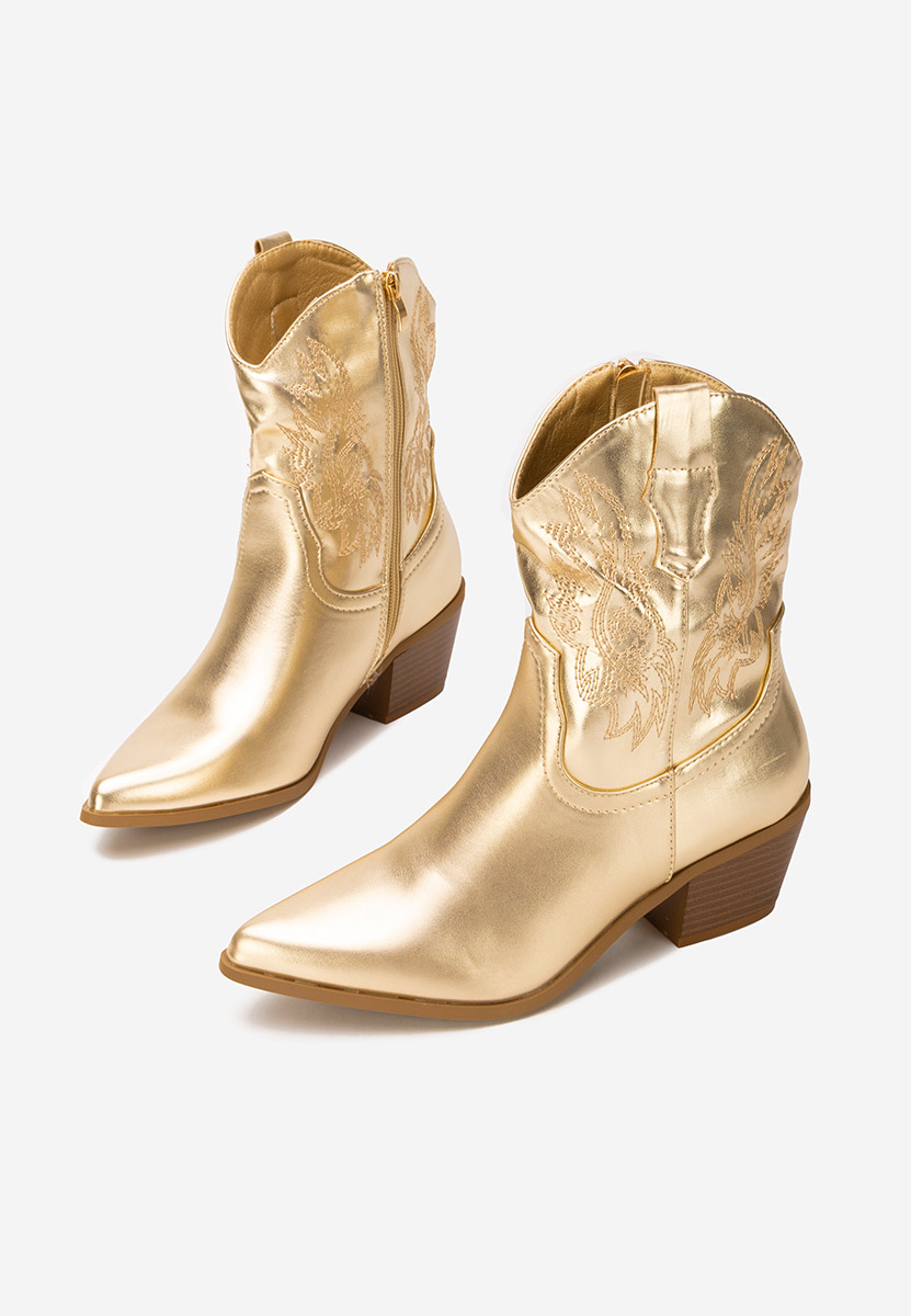 Stivaletti texani donna Kerry oro