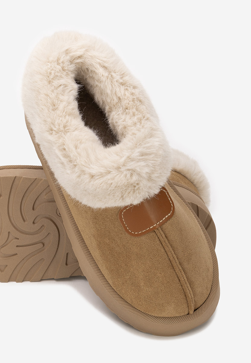 Stivaletti con plateau Elarva cachi