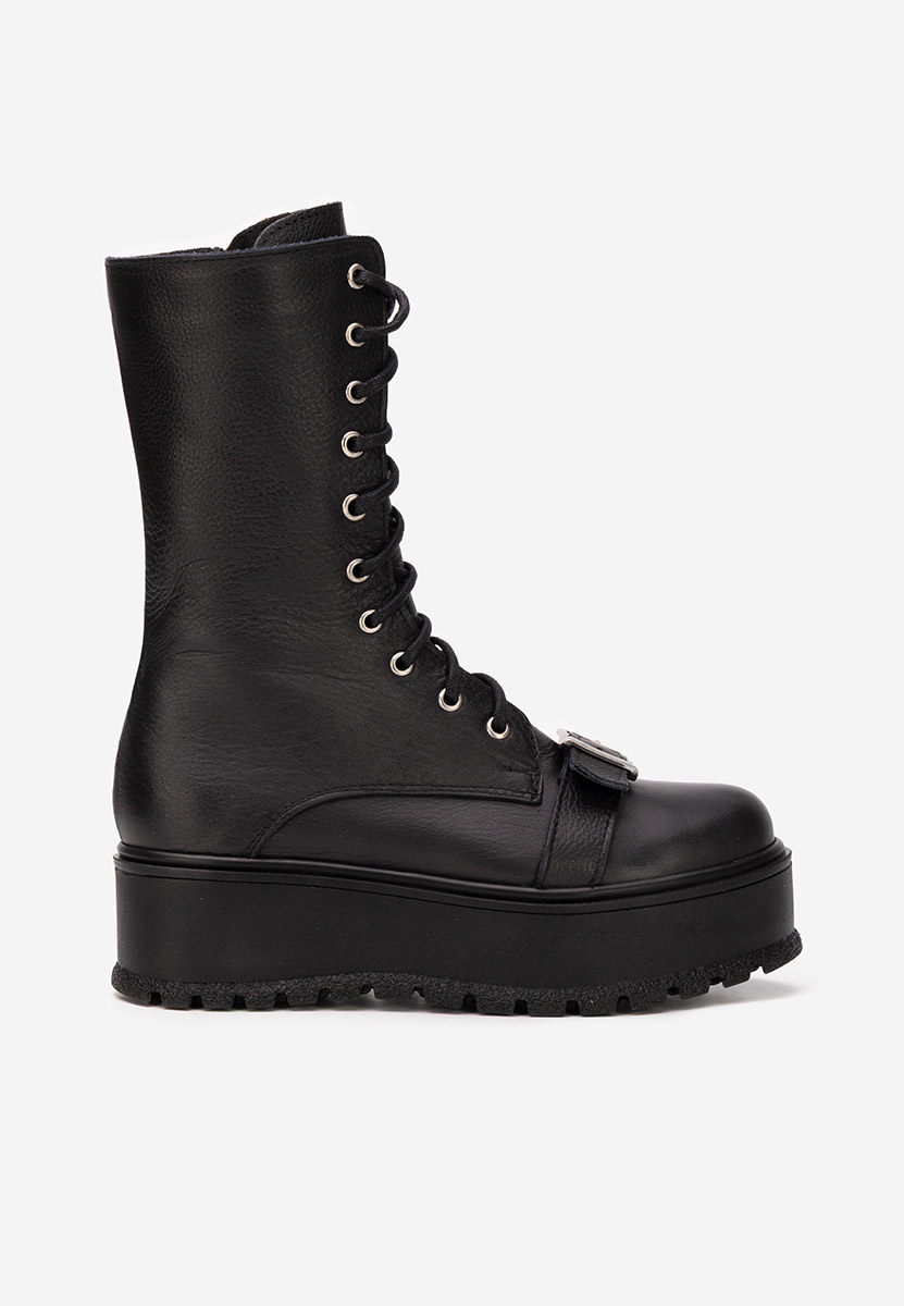 Stivaletti in pelle Sorelia nero