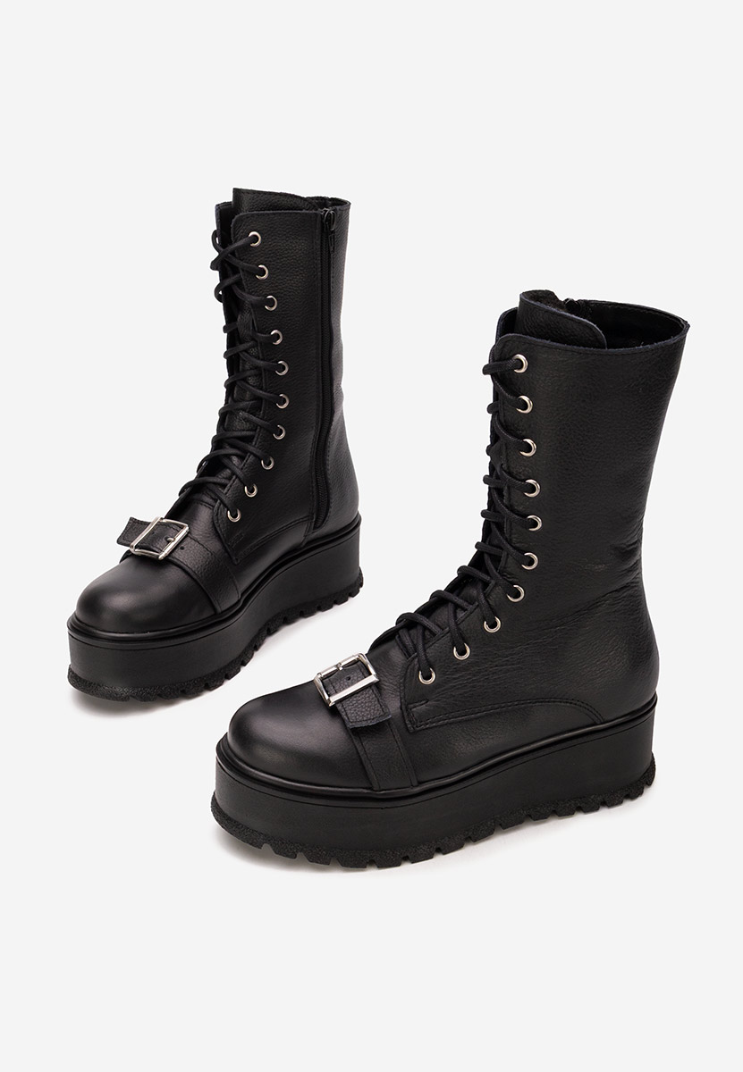 Stivaletti in pelle Sorelia nero