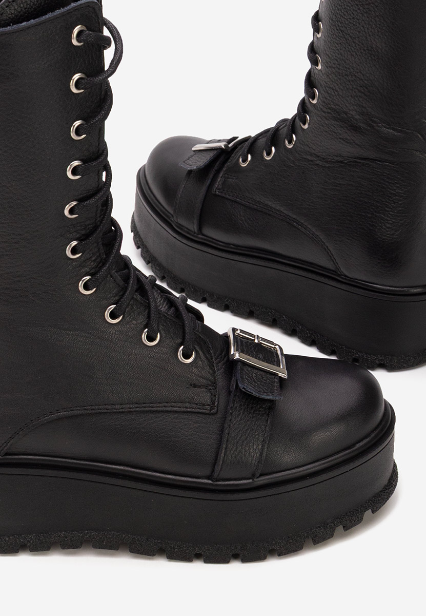 Stivaletti in pelle Sorelia nero