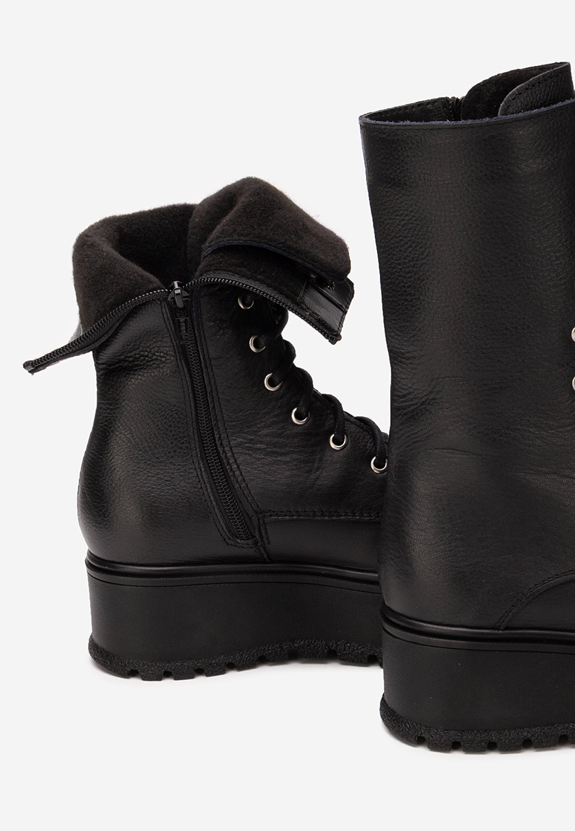 Stivaletti in pelle Sorelia nero