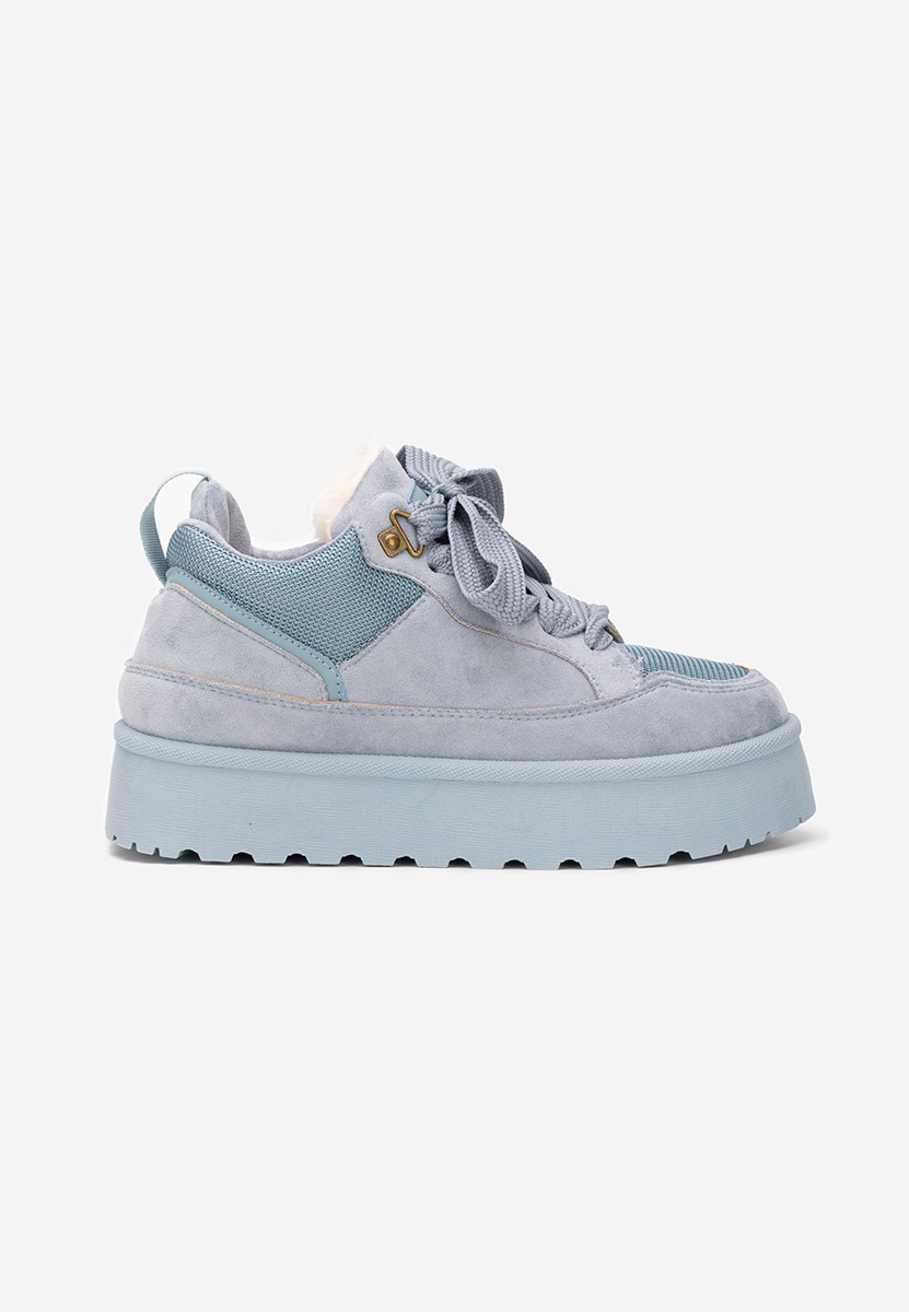 Sneakers con plateau Isariel blu