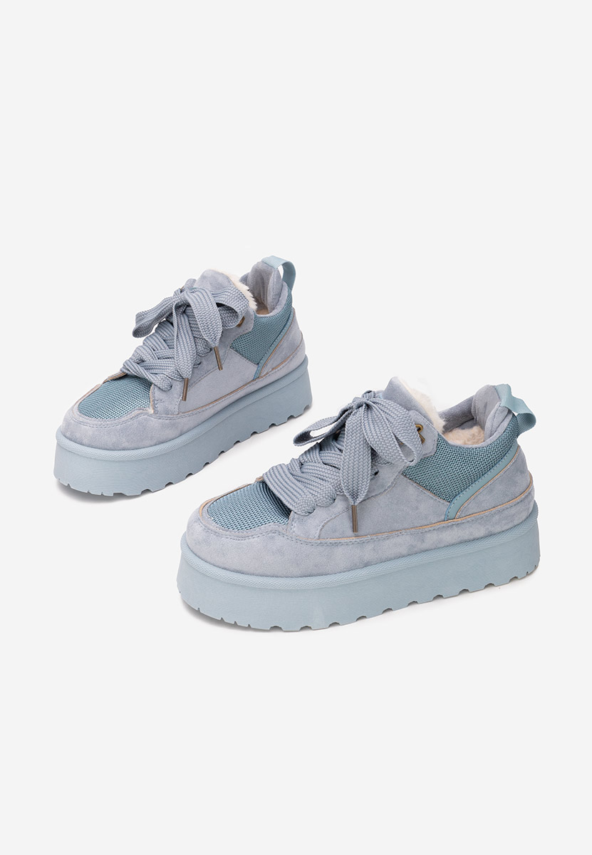Sneakers con plateau Isariel blu