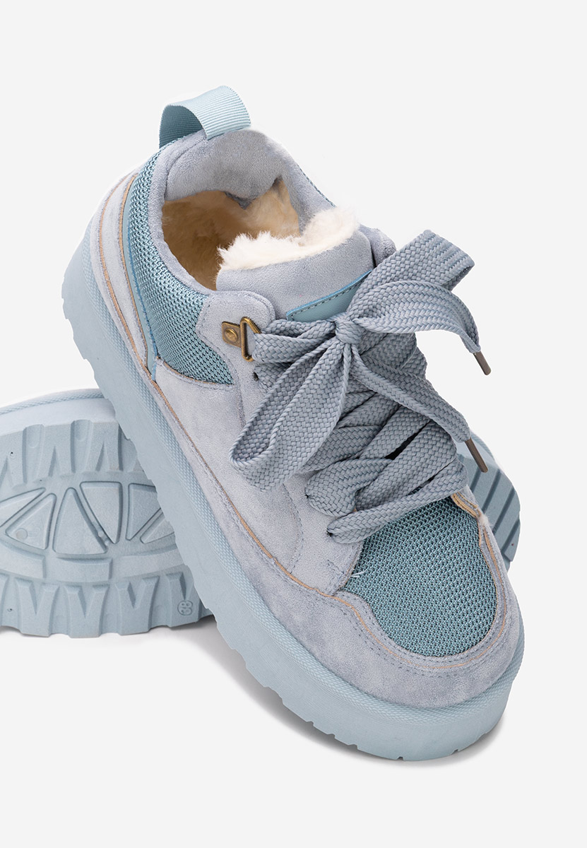 Sneakers con plateau Isariel blu