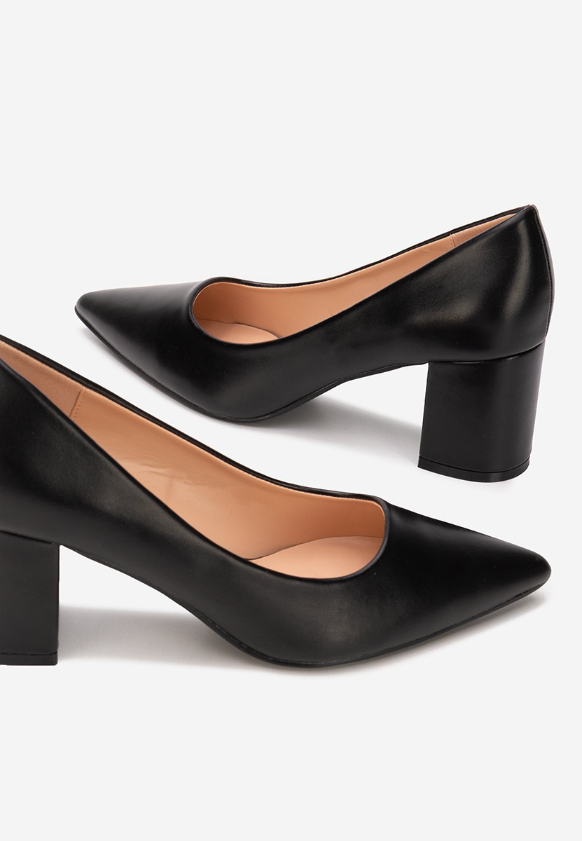 Décolleté tacco largo Brivara nero