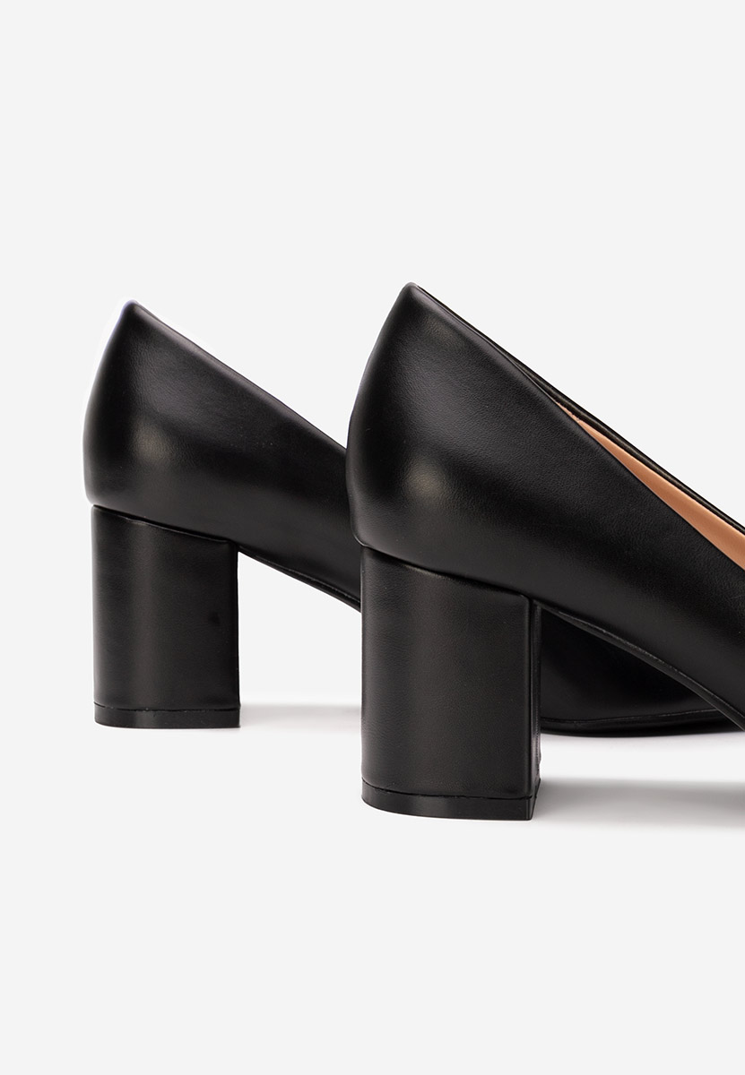 Décolleté tacco largo Brivara nero