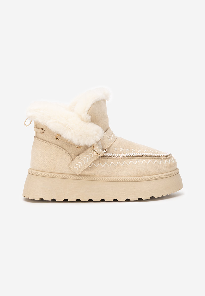 Stivaletti invernali donna Tavoria beige