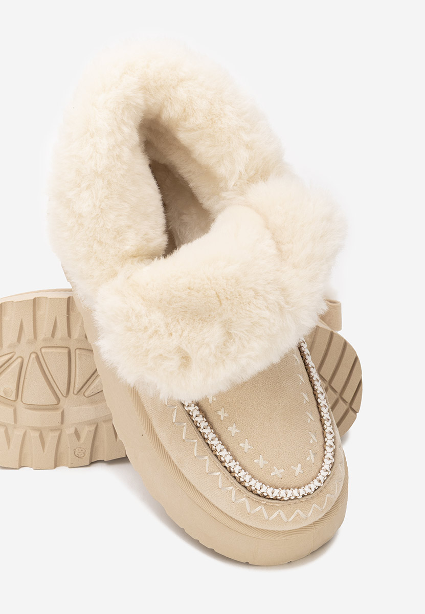 Stivaletti invernali donna Tavoria beige