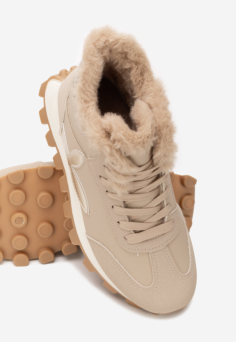 Sneakers donna invernali Ozia cachi
