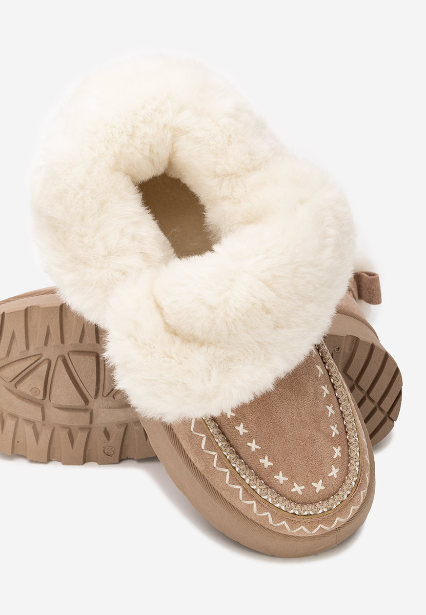 Stivaletti invernali donna Tavoria cachi