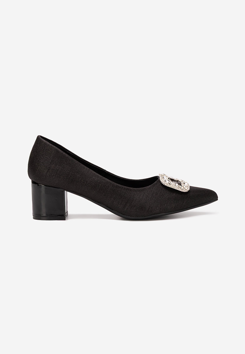 Décolleté tacco largo Osania nero