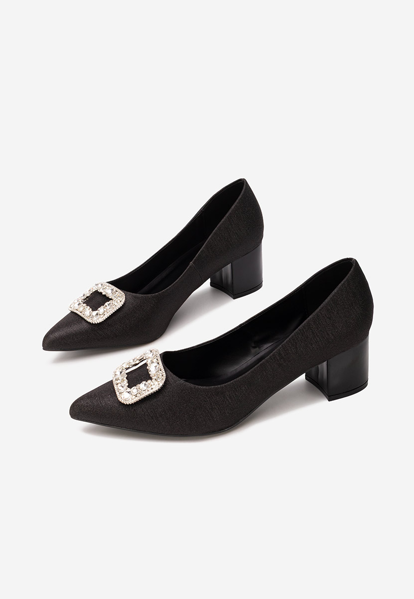 Décolleté tacco largo Osania nero