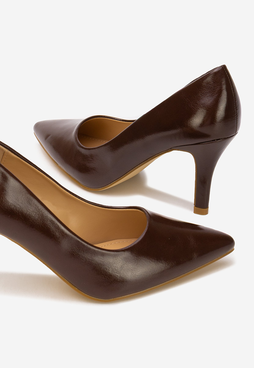 Décolleté tacco a spillo Marylyn marrone Décolleté tacco a spillo Marylyn marrone