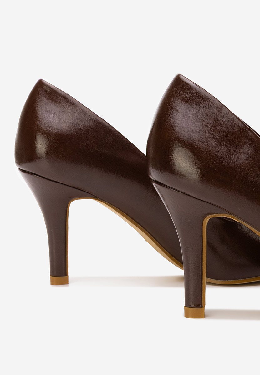 Décolleté tacco a spillo Marylyn marrone Décolleté tacco a spillo Marylyn marrone