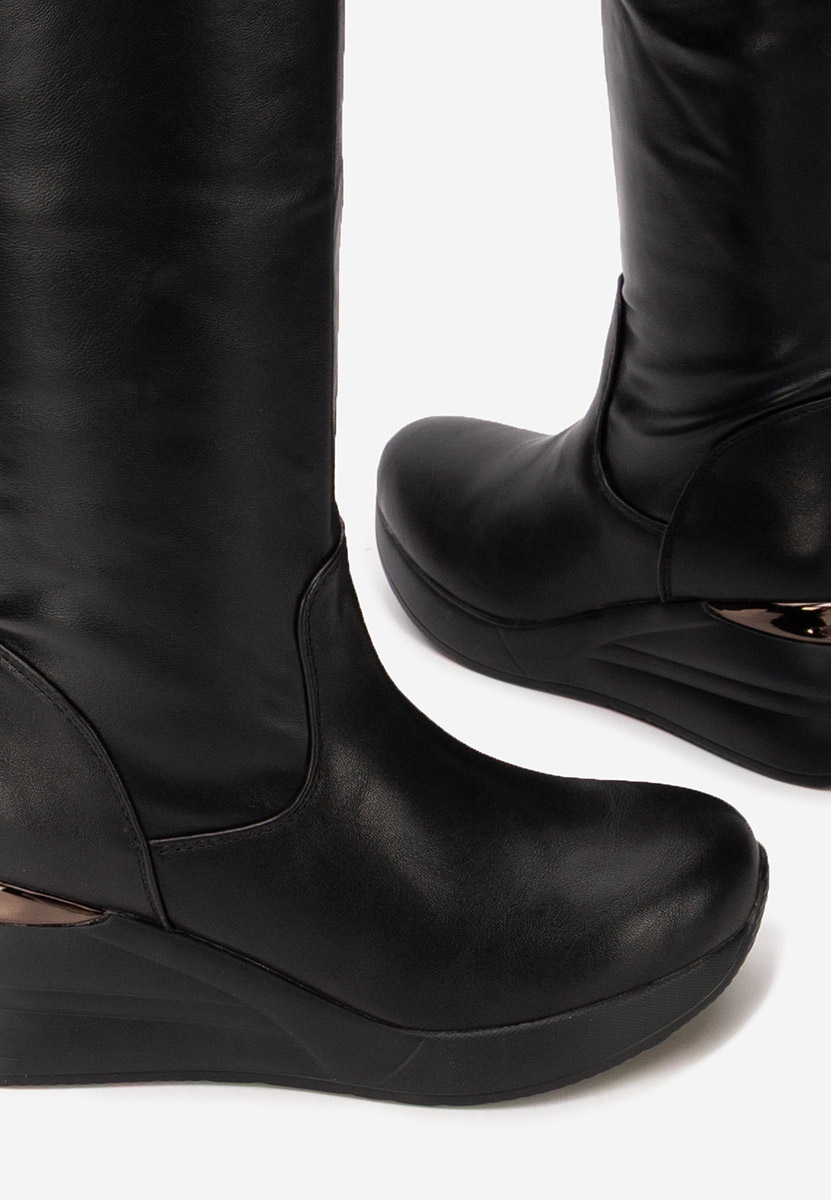 Stivali sopra il ginocchio Janisia nero