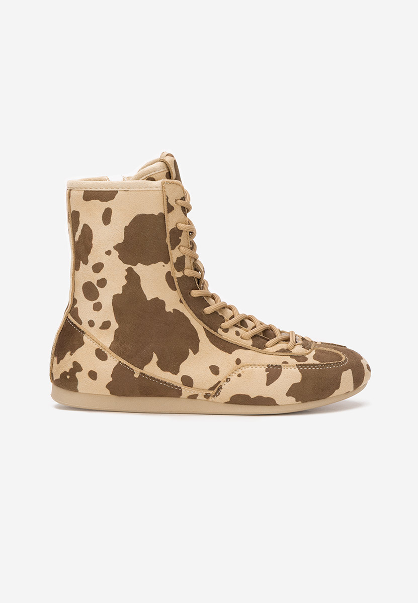 Scarpe da ginnastica High-Top Rodnei animal print