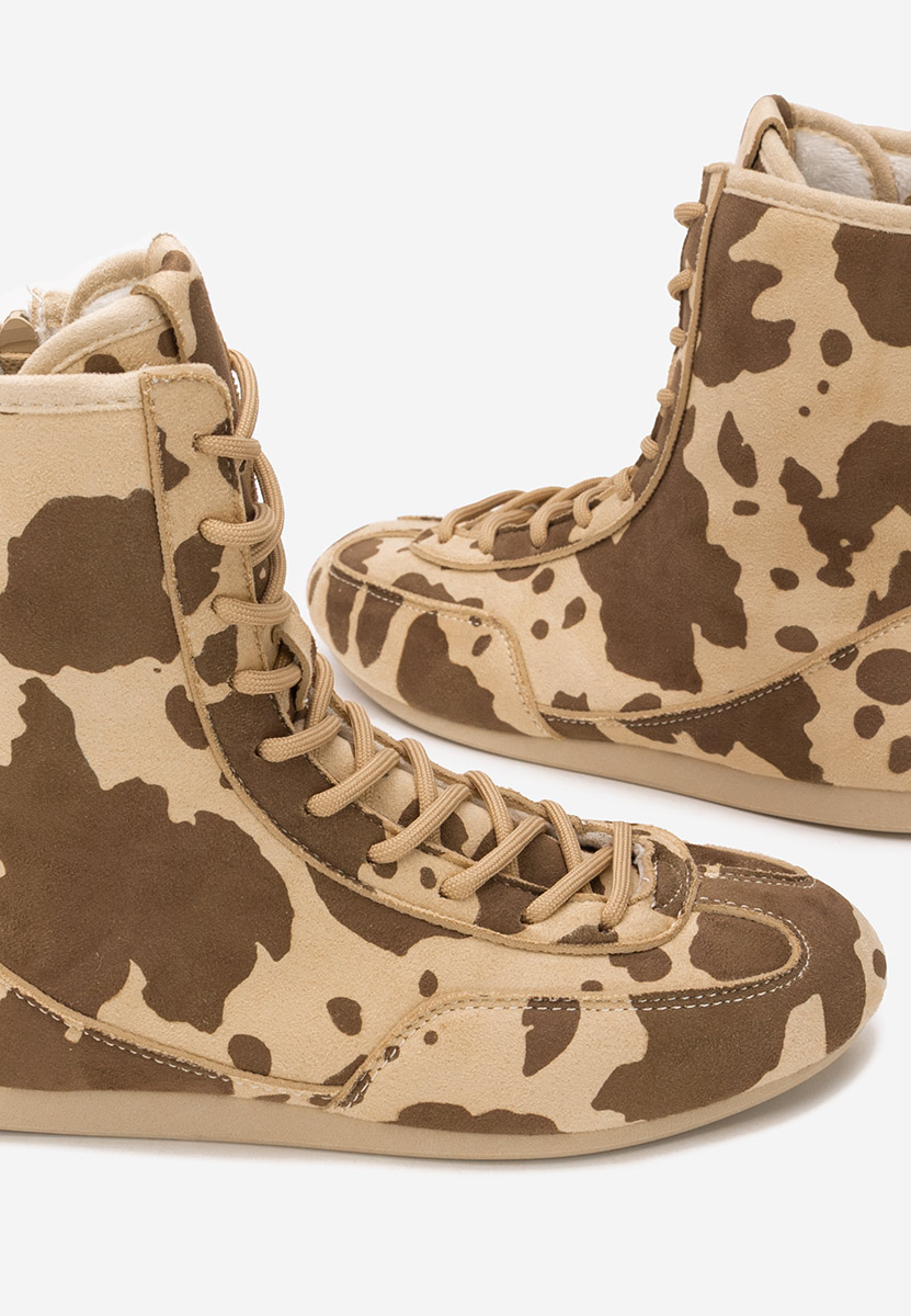 Scarpe da ginnastica High-Top Rodnei animal print