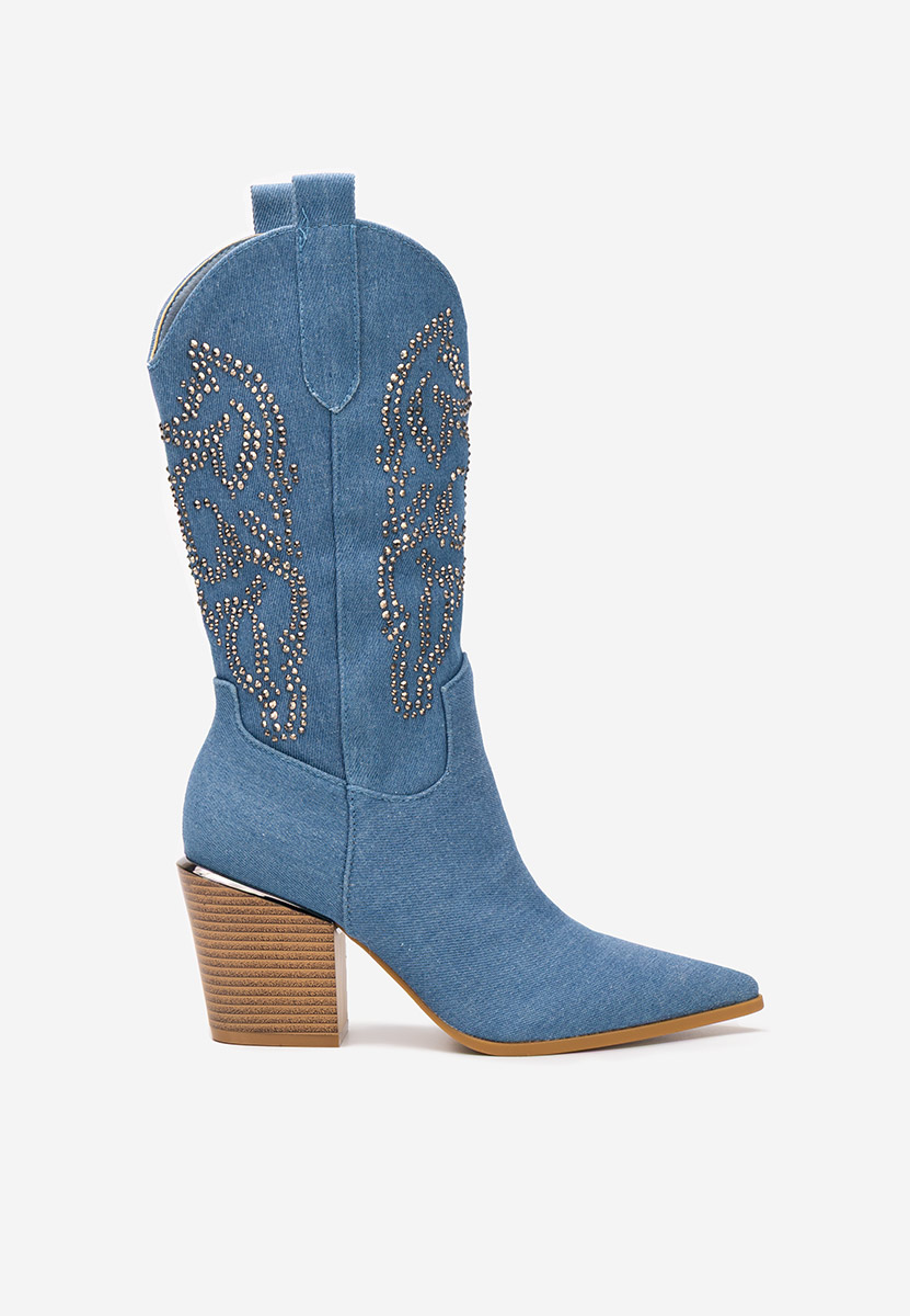 Stivali cowboy donna Ysrana V2 denim
