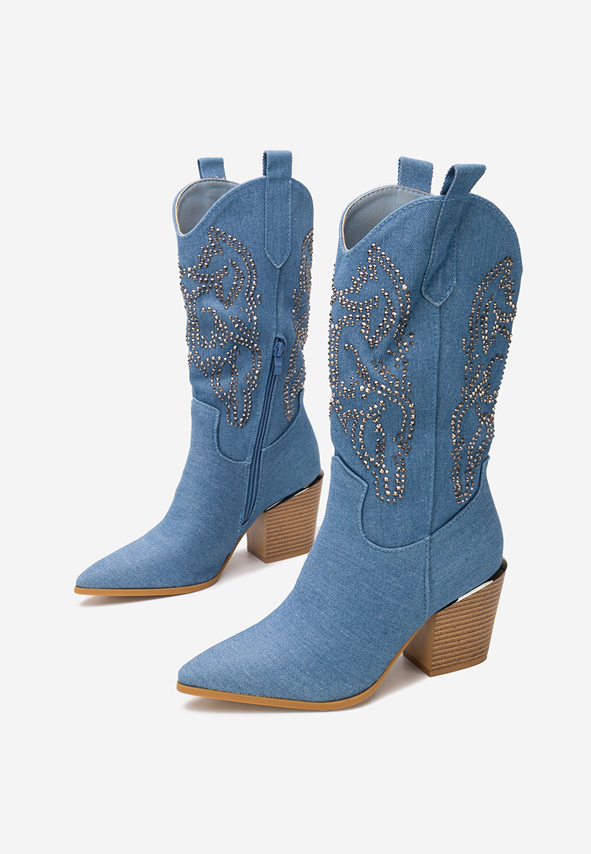 Stivali cowboy donna Ysrana V2 denim
