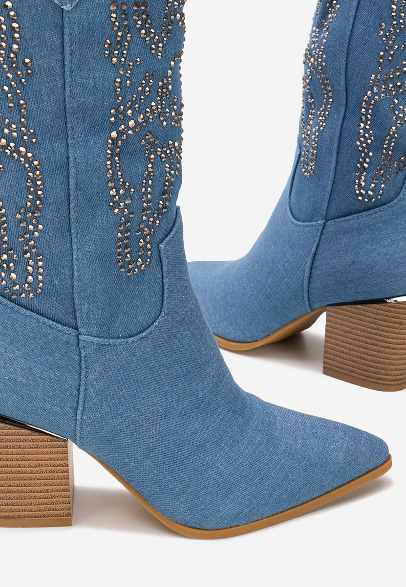 Stivali cowboy donna Ysrana V2 denim