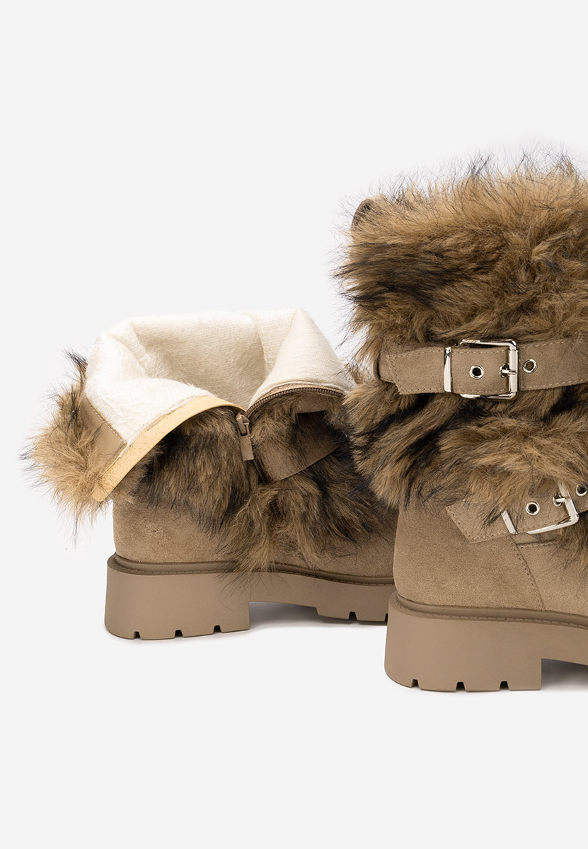 Stivali invernali donna Nelisia cachi
