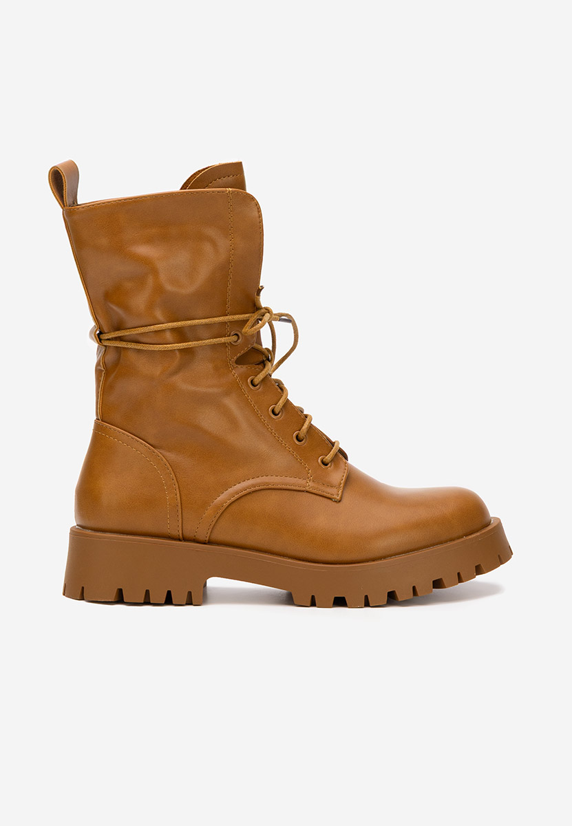 Anfibi donna Solvia camel