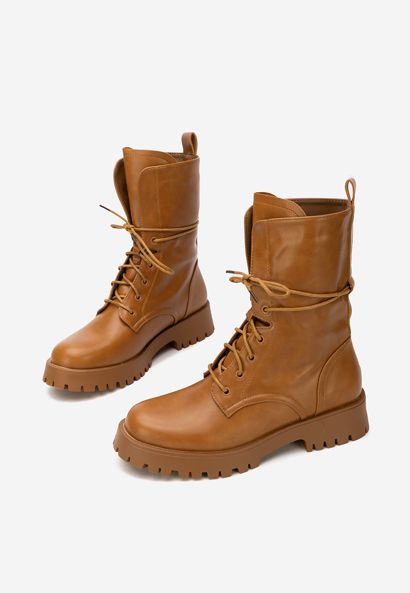 Anfibi donna Solvia camel