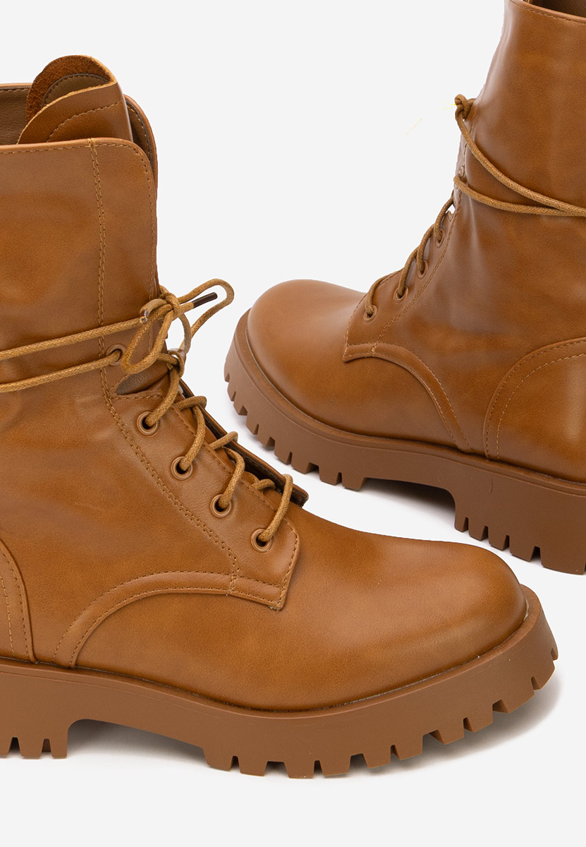 Anfibi donna Solvia camel