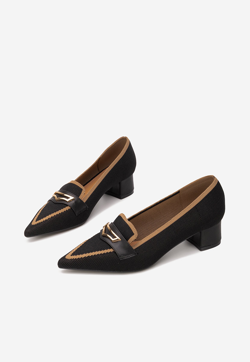 Décolleté tacco basso Dianey nero