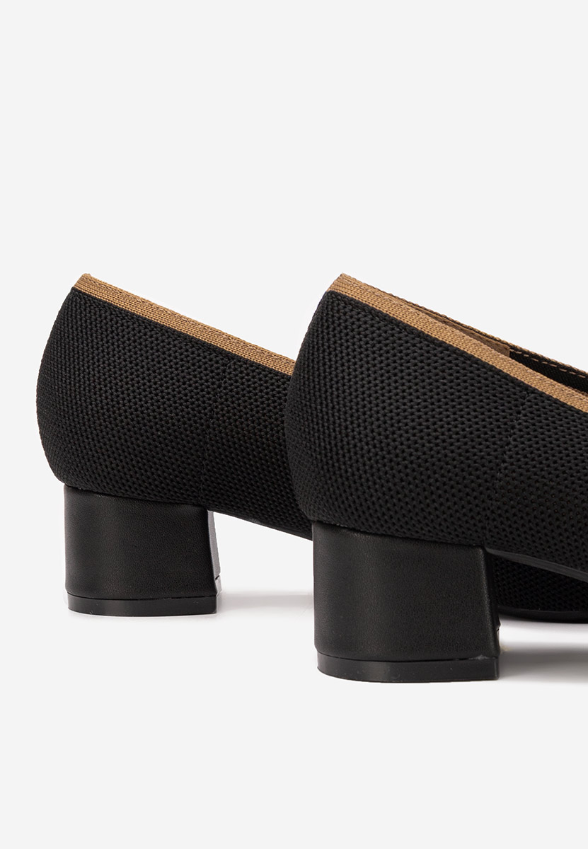 Décolleté tacco basso Dianey nero