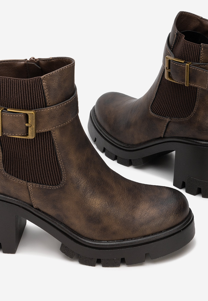 Stivaletti con tacco Rafira rame