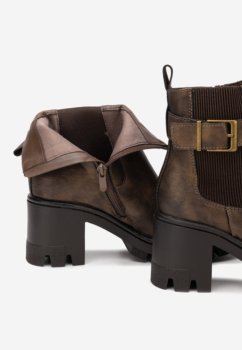 Stivaletti con tacco Rafira rame