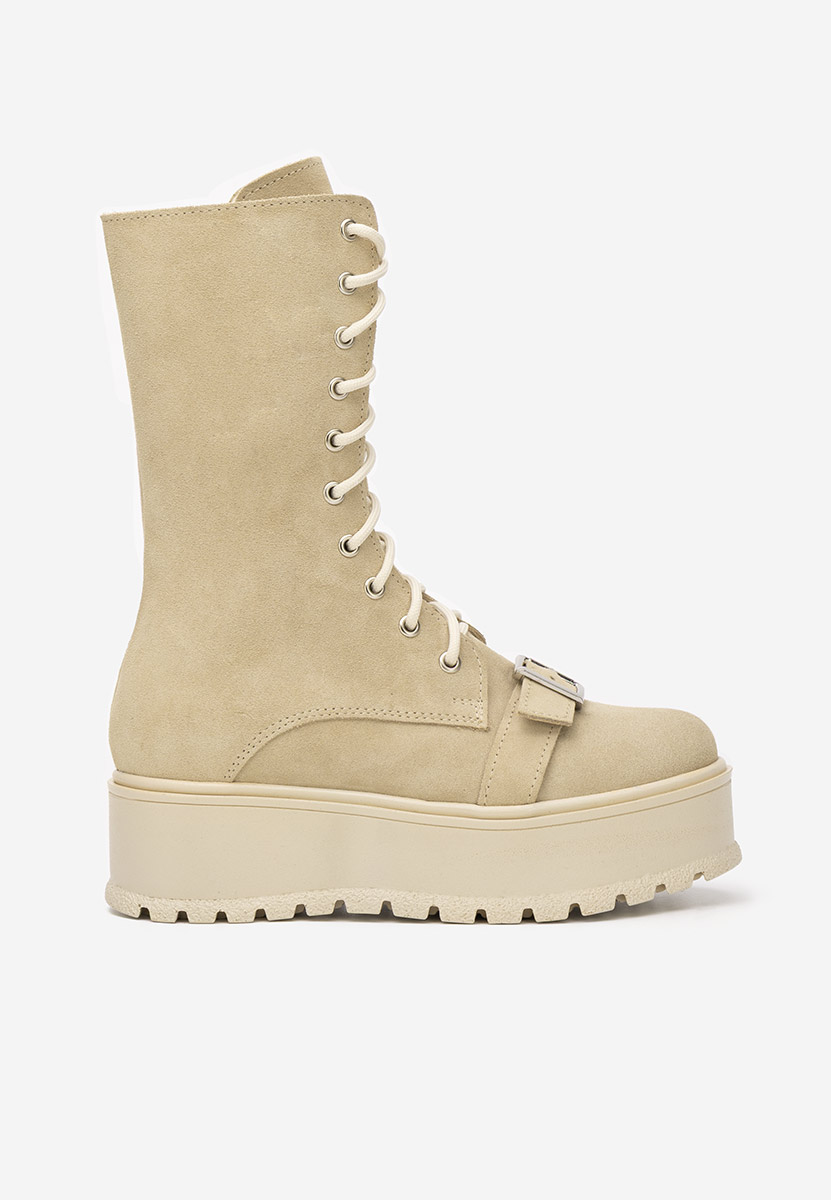 Stivaletti in pelle Sorelia beige