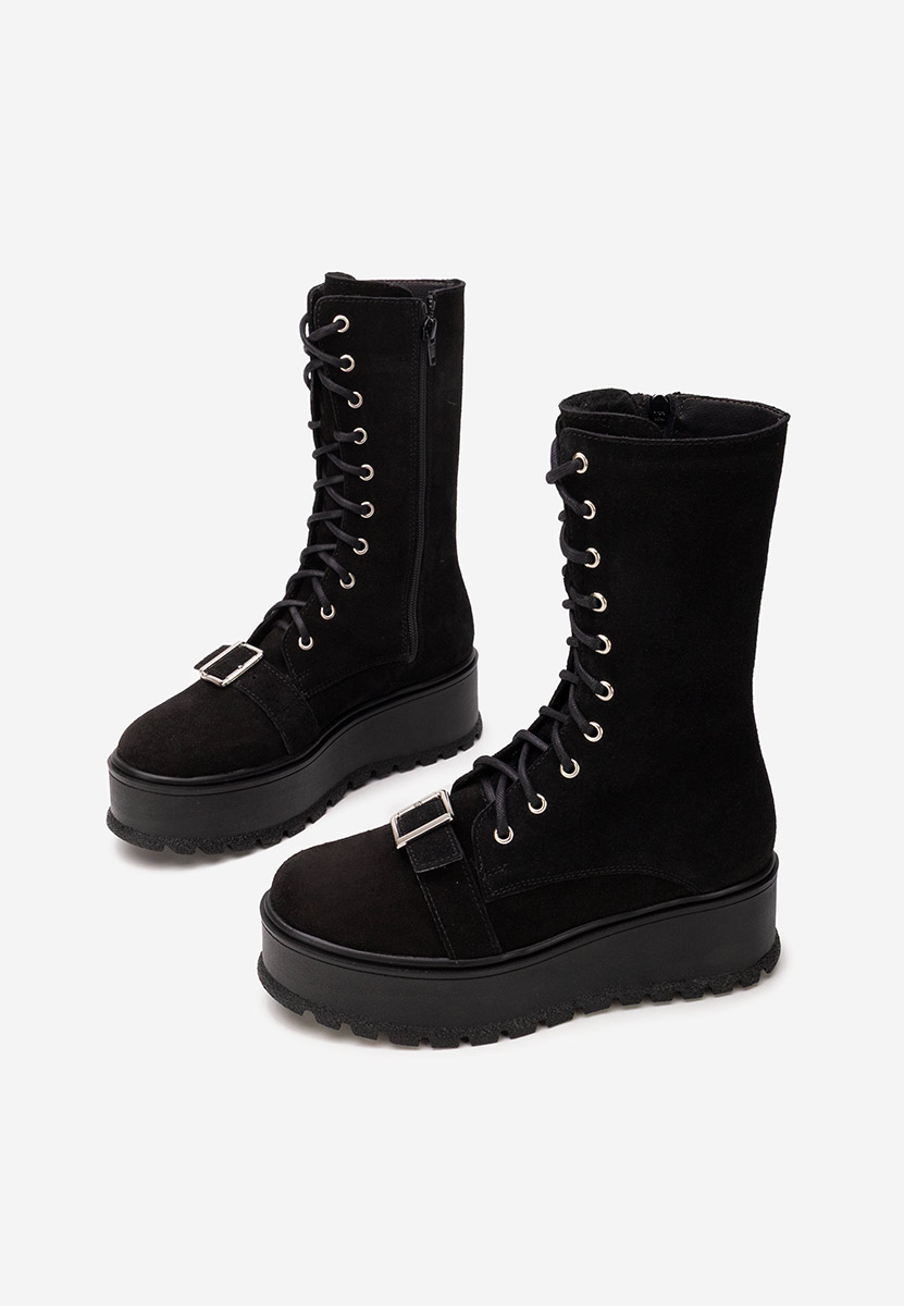 Stivaletti in pelle Sorelia v2 nero