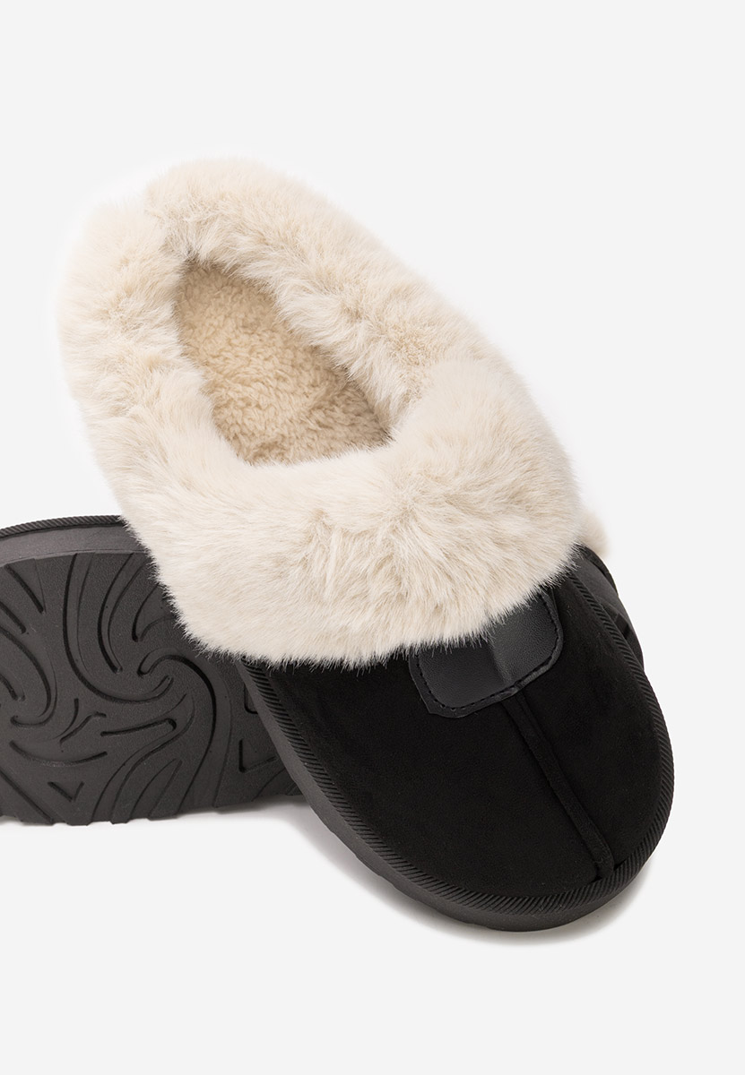 Zoccoli con zeppa Flufina nero