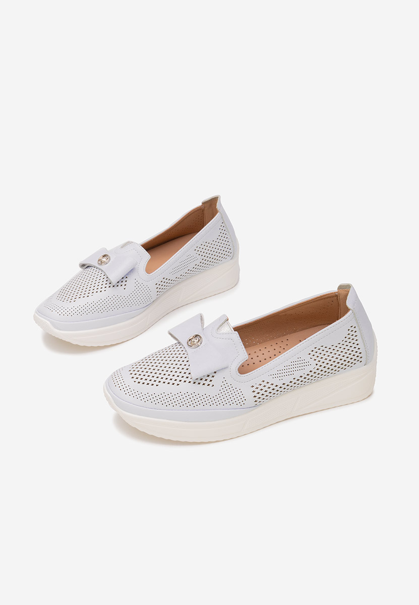 Scarpe basse donna Irvesa bianchi