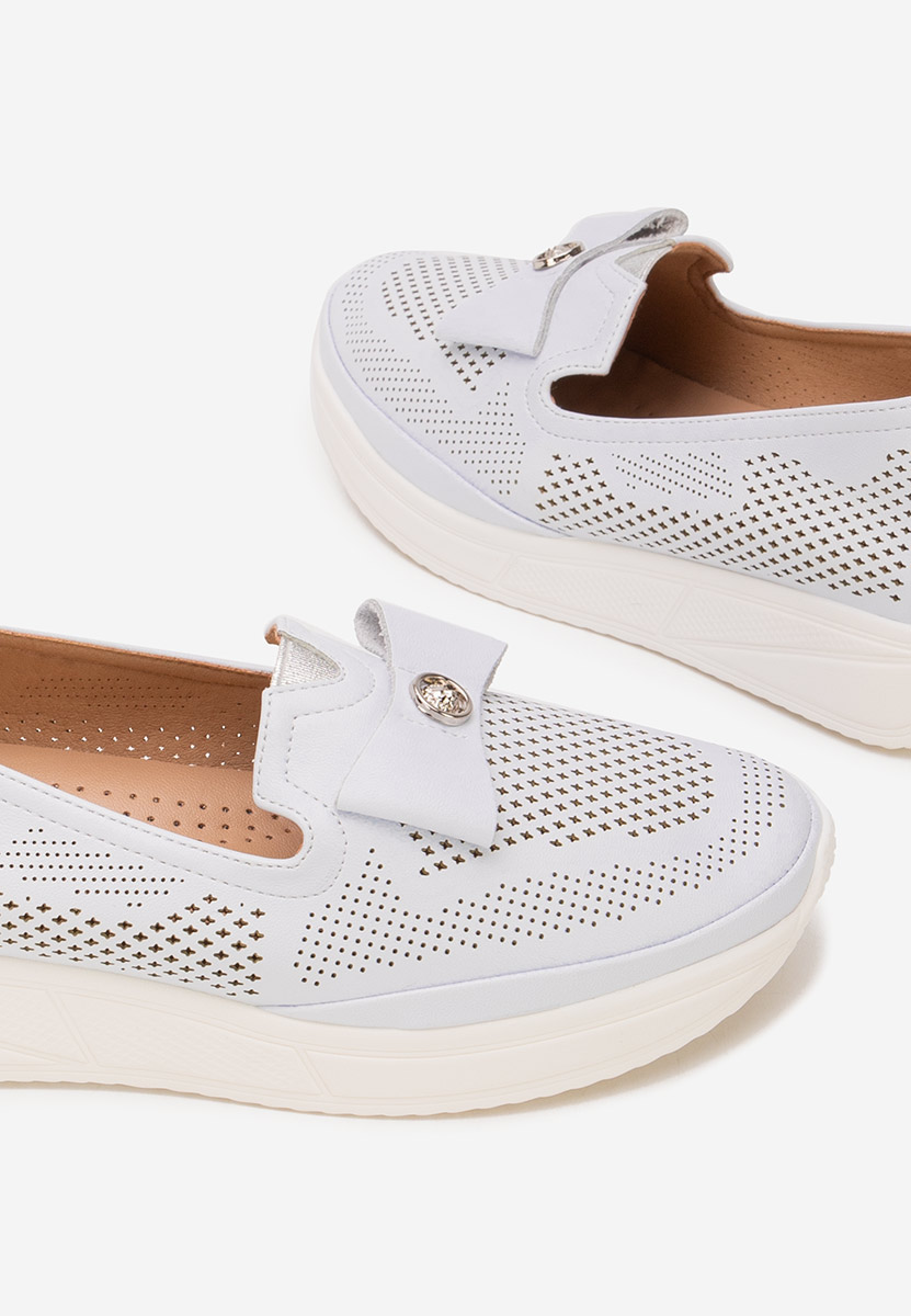 Scarpe basse donna Irvesa bianchi