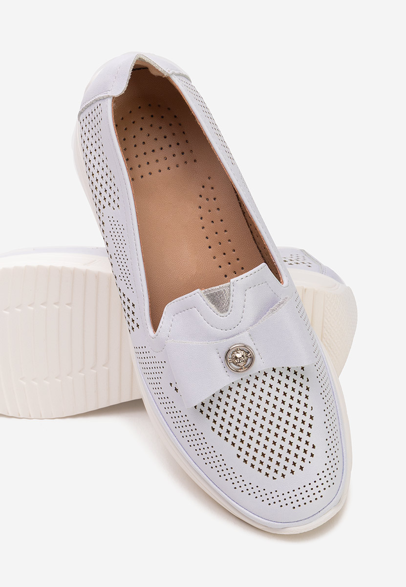 Scarpe basse donna Irvesa bianchi