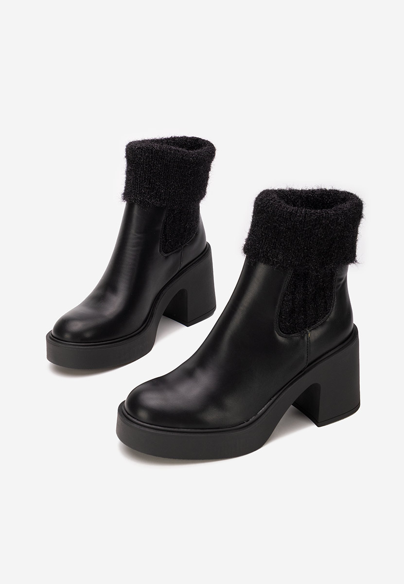 Stivaletti donna tipo calzino Philippa nero