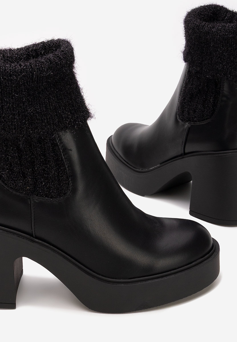 Stivaletti donna tipo calzino Philippa nero