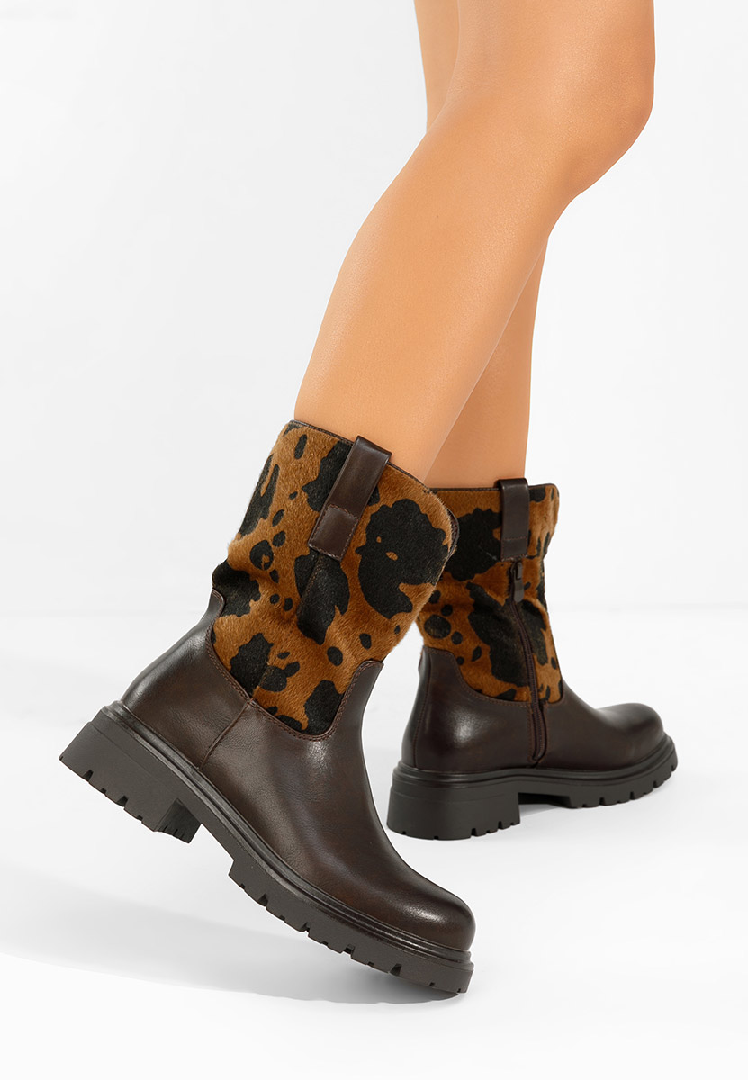 Stivaletti donna Ediana marrone