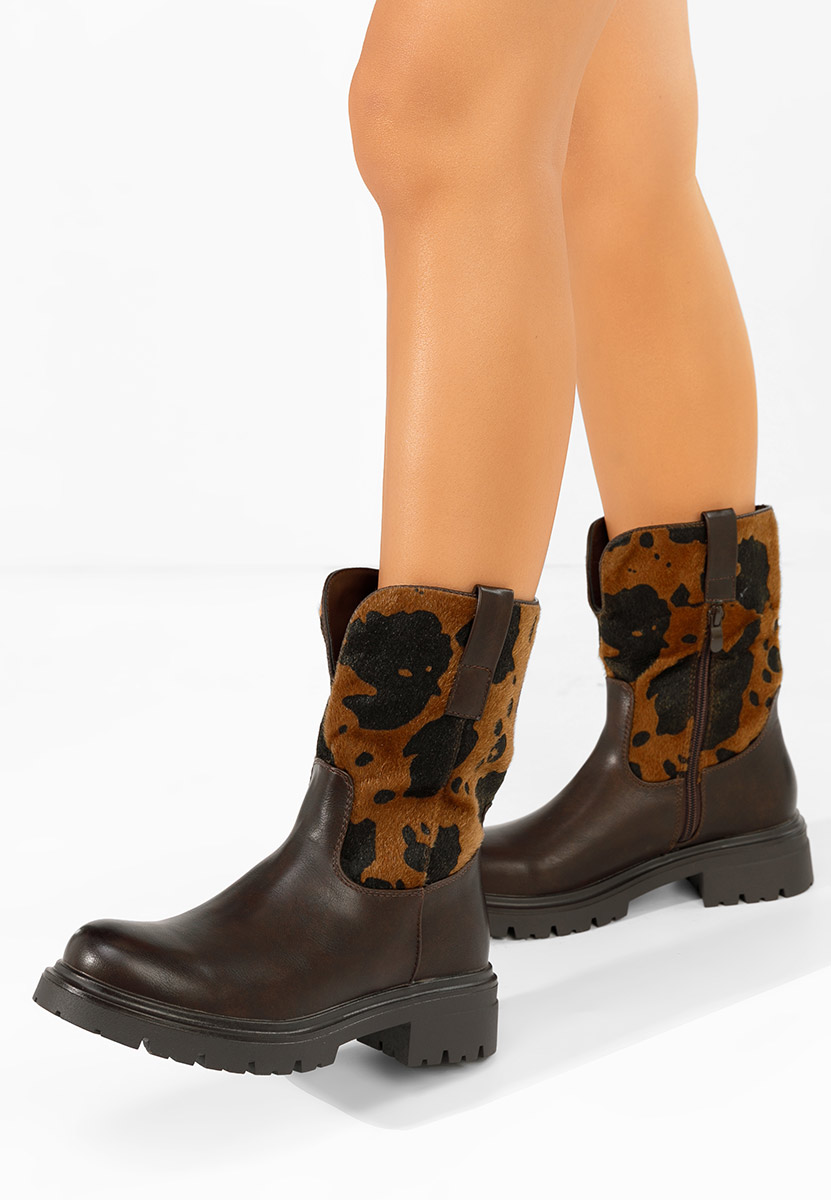 Stivaletti donna Ediana marrone