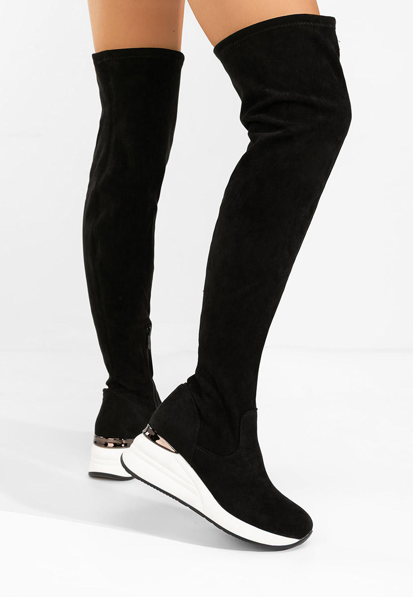 Stivali sopra il ginocchio Janisia V2 nero