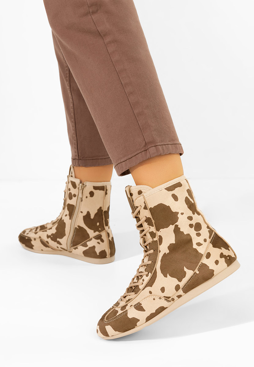 Scarpe da ginnastica High-Top Rodnei animal print