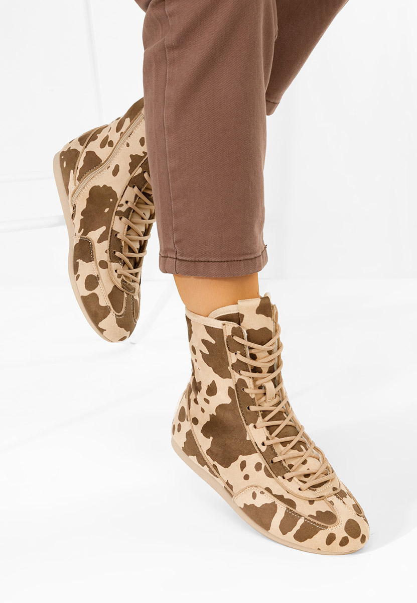 Scarpe da ginnastica High-Top Rodnei animal print