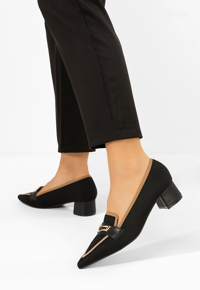 Décolleté tacco basso Dianey nero