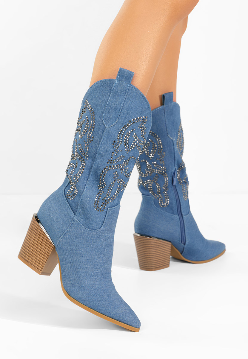 Stivali cowboy donna Ysrana V2 denim
