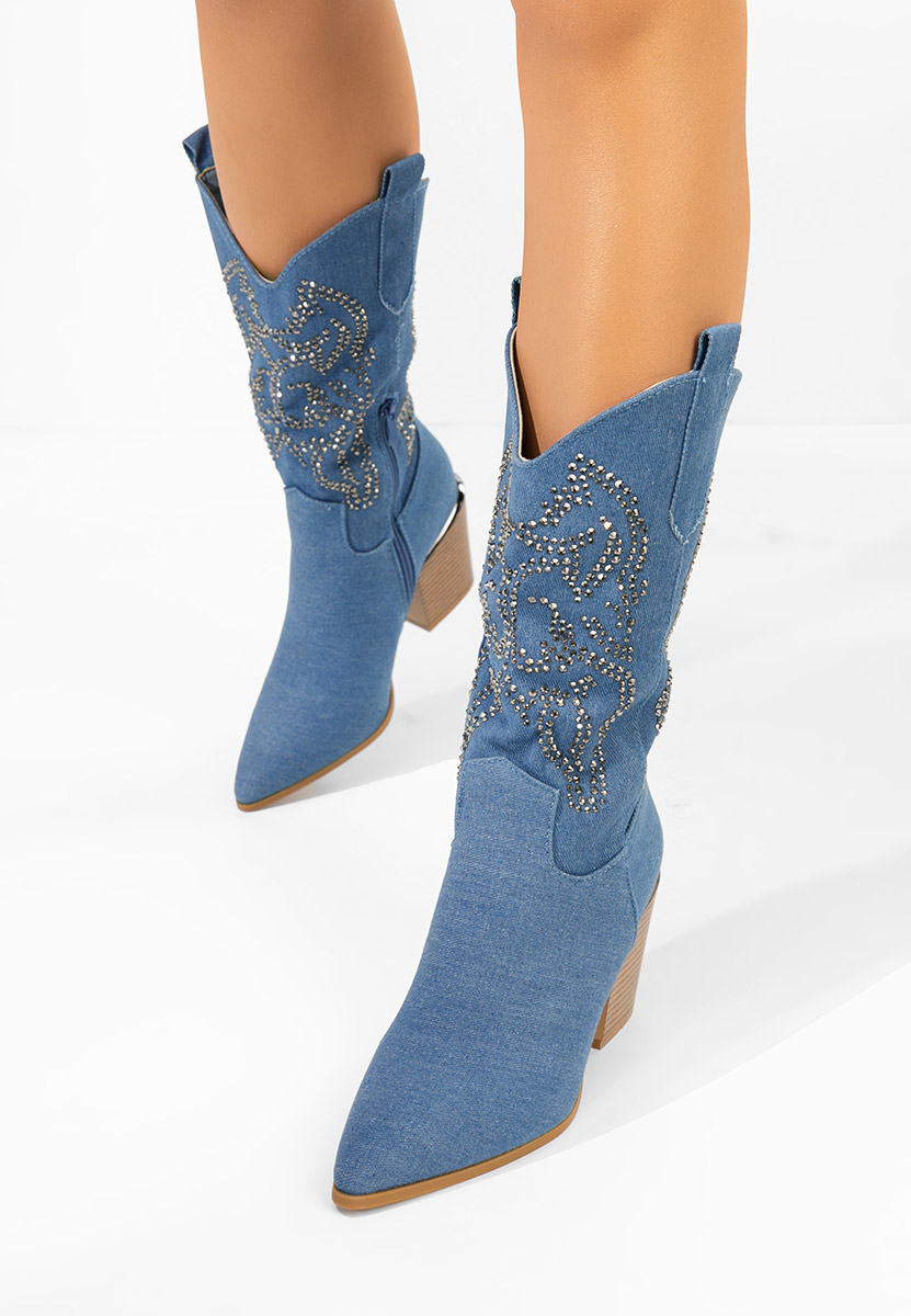 Stivali cowboy donna Ysrana V2 denim